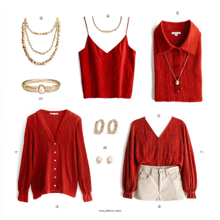 How to Style Red Tops With Jewelry: The 2025 Trend You Need Now