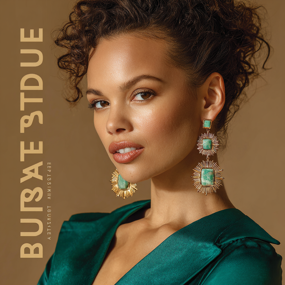 Radiate Style: How to Wear Sunburst Amazonite Earrings in 2025